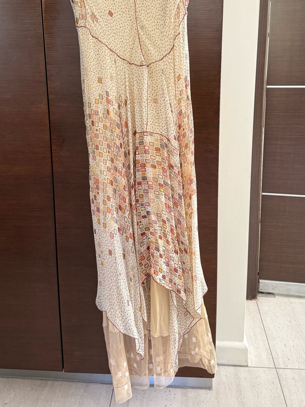 Silk Rozae Nichols Pattern Dress - Picture 10 of 10